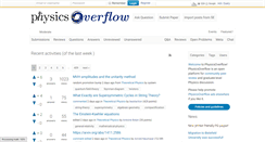 Desktop Screenshot of physicsoverflow.org